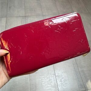 Louis Vuitton Red Patent Wallet